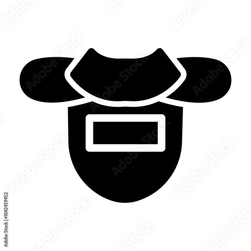 neck protector Solid icon