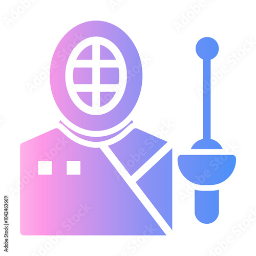 fencing Gradient icon