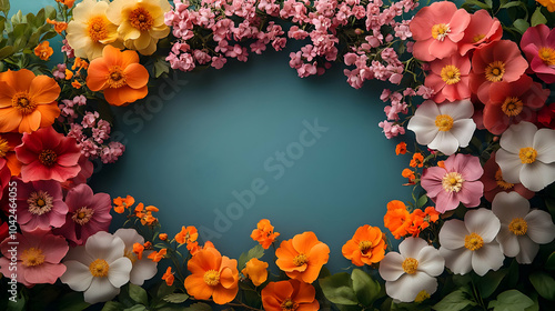 A vibrant floral arrangemen...