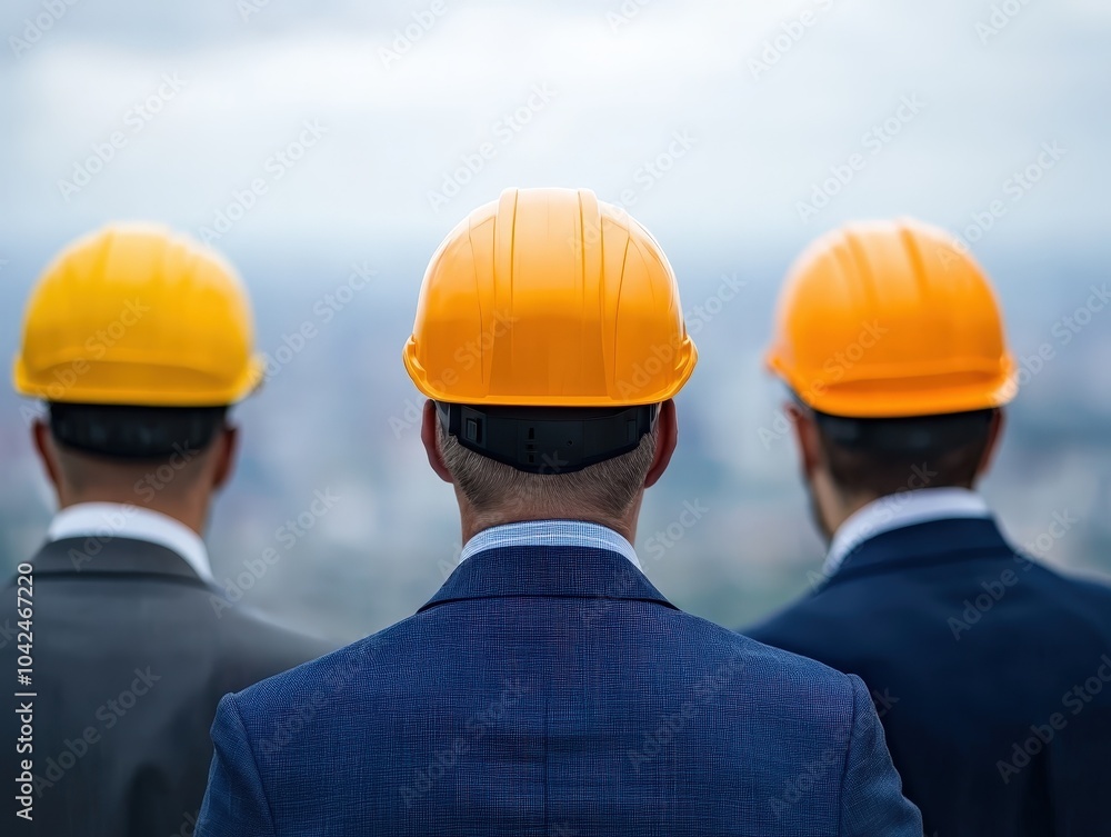 Confident team of real estate agents strategizing investment opportunities for gigapixel-standard projects in a dynamic market environment Confident team of real estate agents strategizing investment opportunities for gigapixel-standard projects in a dynamic market environment