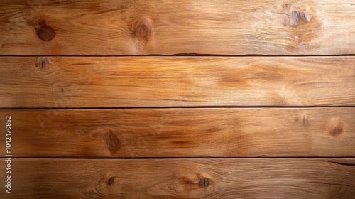 Wallpaper Mural Close-up of rustic wooden planks displaying rich natural grain and texture. The warm, earthy tones evoke a sense of homey comfort and traditional craftsmanship. Torontodigital.ca