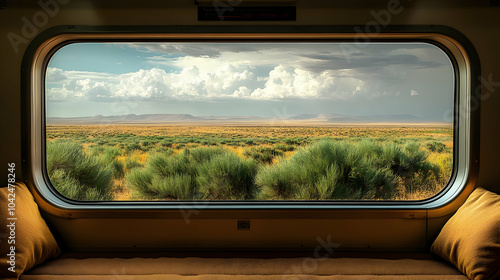 Scenic view of a vast lands...