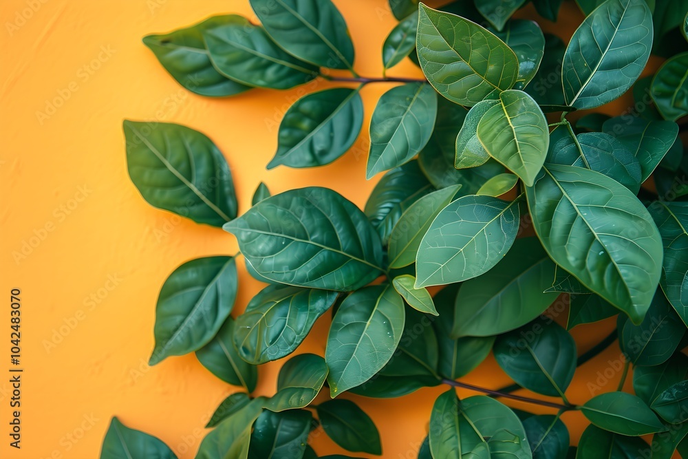 A close up of a plant with green leaves A close up of a plant with green leaves
