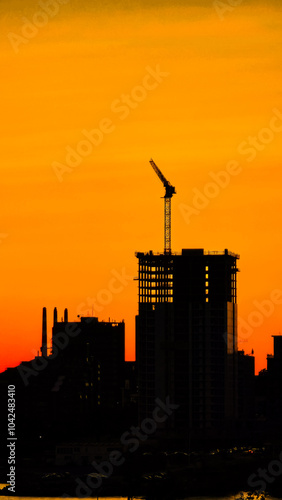 site at sunset