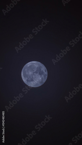 blue moon on the sky