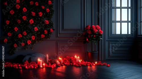 A serene room adorned with ...
