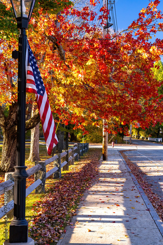A footpath in the Fall