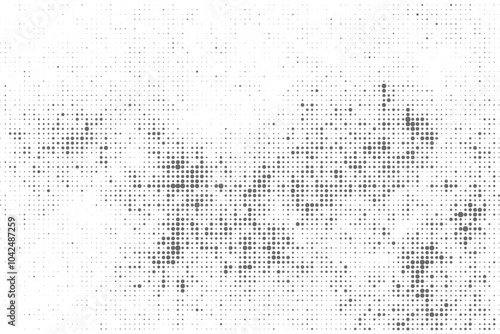 Black and white grunge halftone pattern texture background
