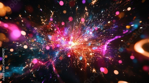 multicolor of fire sparklers
