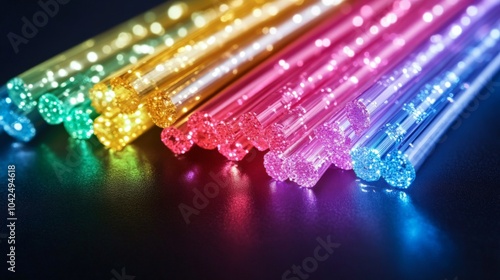 Colorful fiber optical network cable
