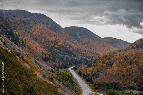 Beautiful Cape Breton Island and National Park in Nova Scotia, Canada photo