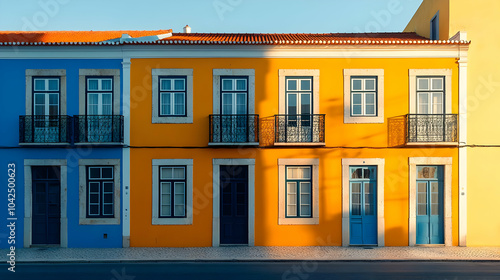 Vibrant buildings in contra...