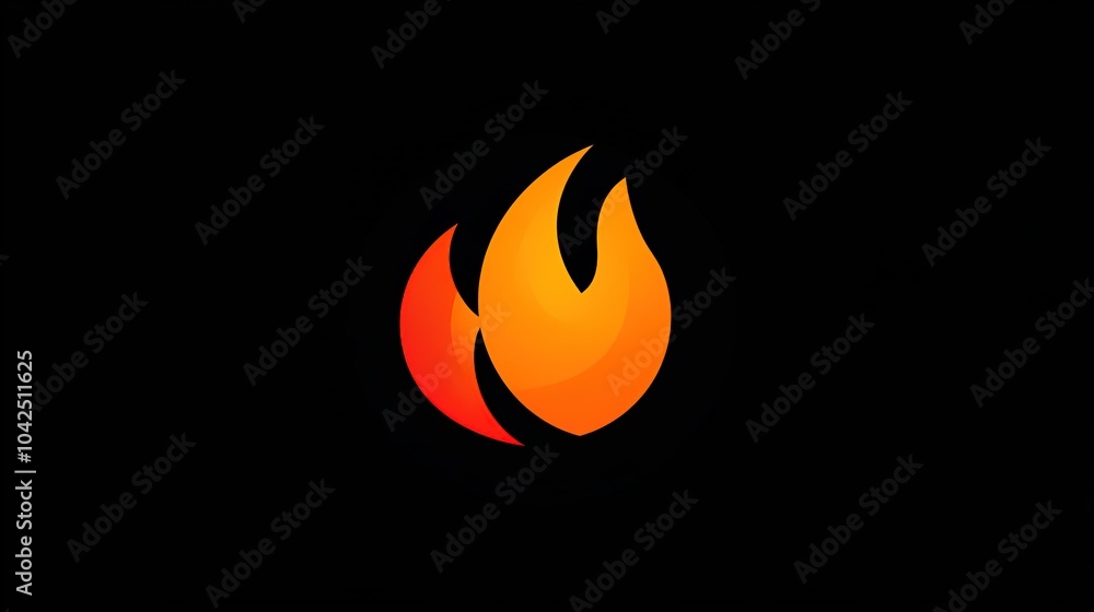 A dynamic fire flames icon, designed in a bold and eye-catching style, representing heat and energy. This icon captures the essence of flames with vibrant colors and sharp edges, A dynamic fire flames icon, designed in a bold and eye-catching style, representing heat and energy. This icon captures the essence of flames with vibrant colors and sharp edges,