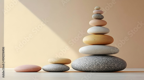 A serene arrangement of sta...