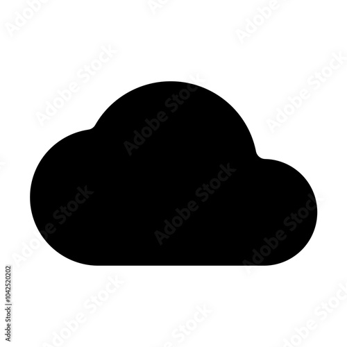 Cloud Icon Element For Design