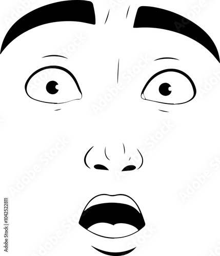 surprised expression