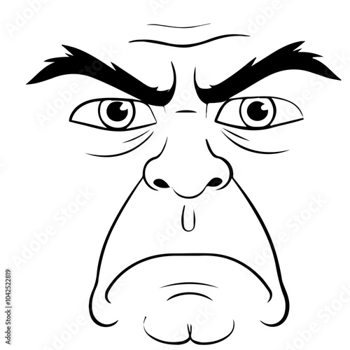 angry expression