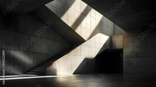 A modern architectural spac...