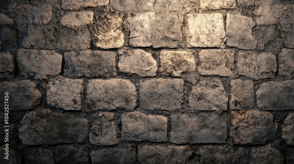 3D rendering of an old cement wall ideal for use as a background image with spot focus 3D rendering of an old cement wall ideal for use as a background image with spot focus