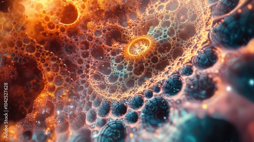 Wallpaper Mural Fantasy 3D kaleidoscope illustration Torontodigital.ca