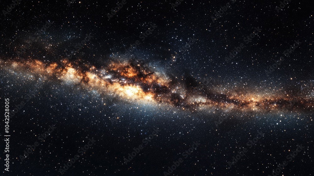 Bright stars in a 3D cartoon rendering of the Milky Way Bright stars in a 3D cartoon rendering of the Milky Way