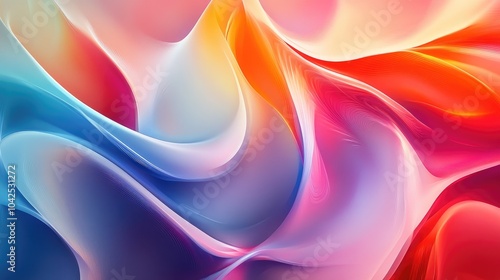 Colorful abstract background featuring fractal art for innovative graphic design projects