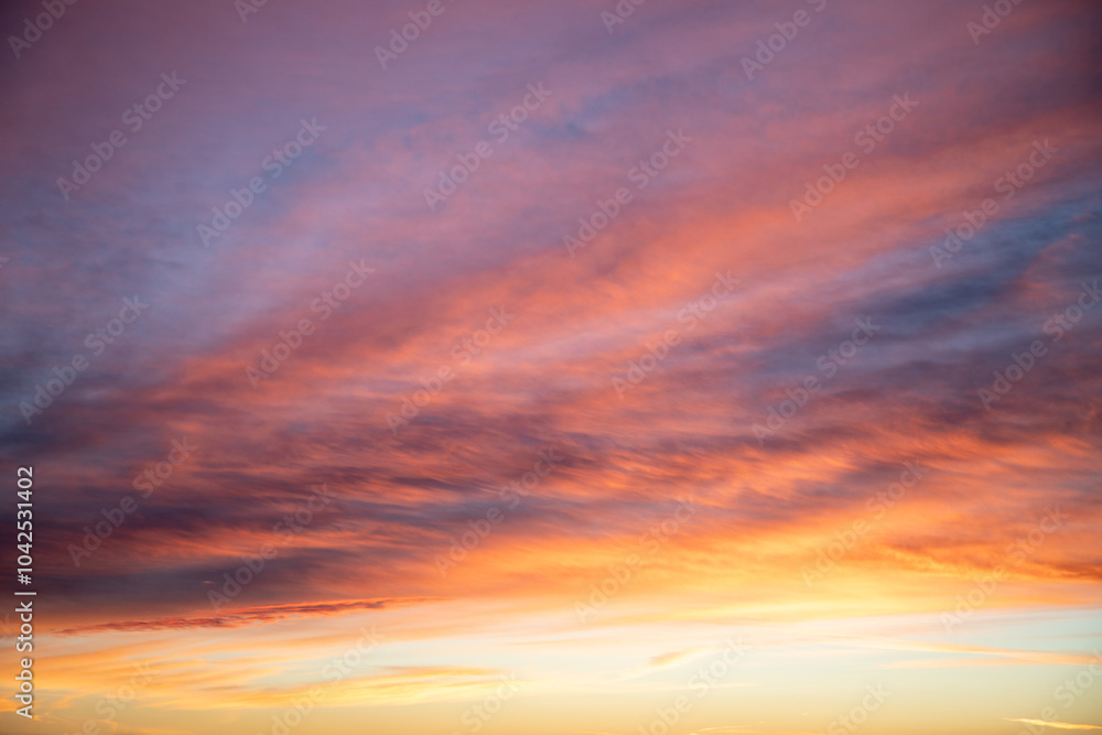 Diagonal sunset pink yellow purple Wyoming relax nature scene Diagonal sunset pink yellow purple Wyoming relax nature scene