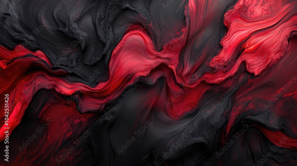 Obraz premium Dynamic Abstract Fluid Texture