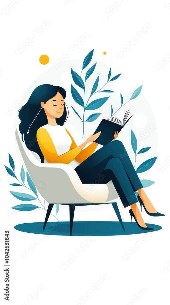 Minimalist Workspace with Journaling and Relaxation Minimalist Workspace with Journaling and Relaxation