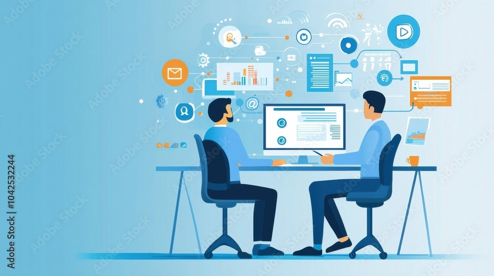 Modern Professional Video Conferencing Setup Modern Professional Video Conferencing Setup