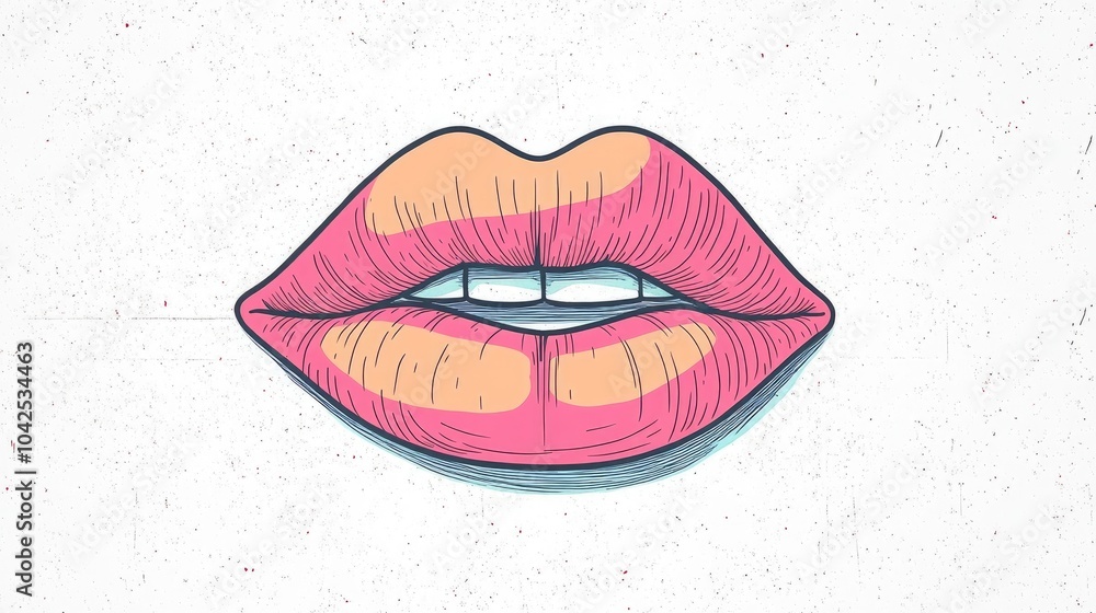 Red Lipstick Against a White Backdrop Red Lipstick Against a White Backdrop
