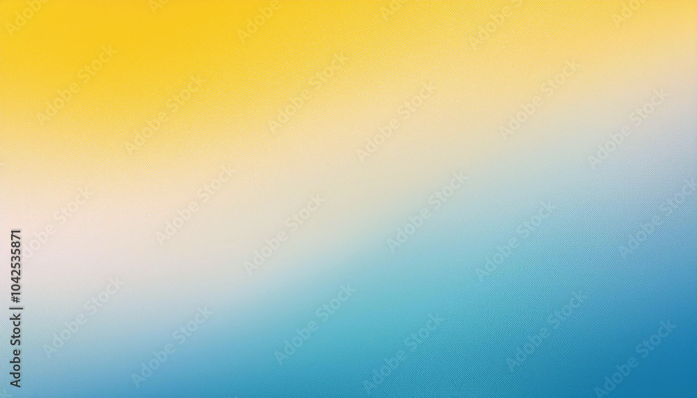 Obraz premium Serene Yellow-to-Teal Gradient: A calming visual experience. Perfect for backgrounds or design inspiration. Evokes tranquility and peace.