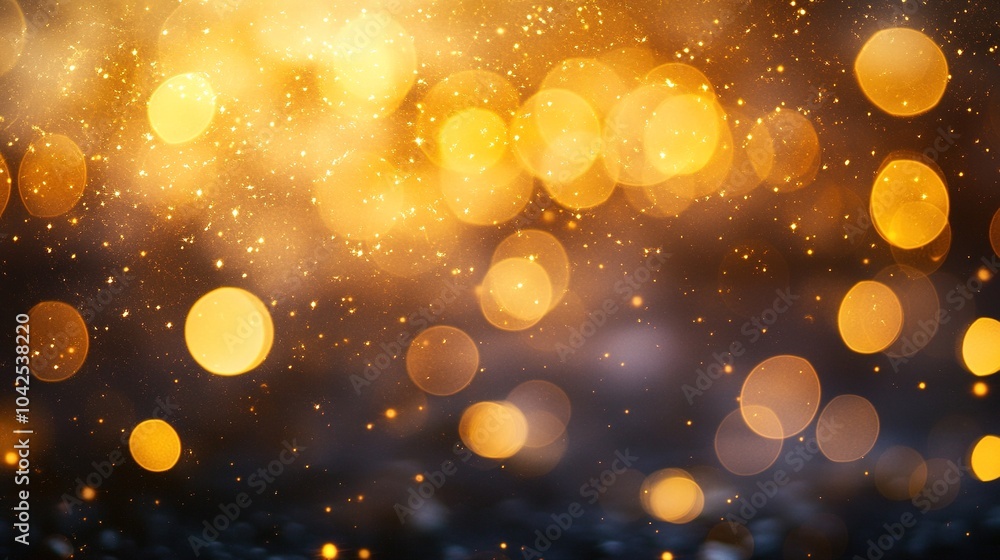 Glimmering Light Background with Soft Bokeh Effect Glimmering Light Background with Soft Bokeh Effect
