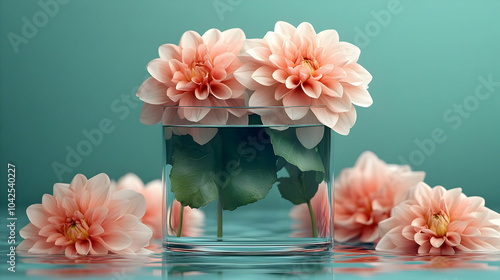 A serene arrangement of pin...