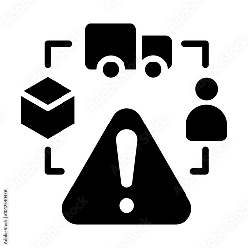 Supply Chain Risk Icon