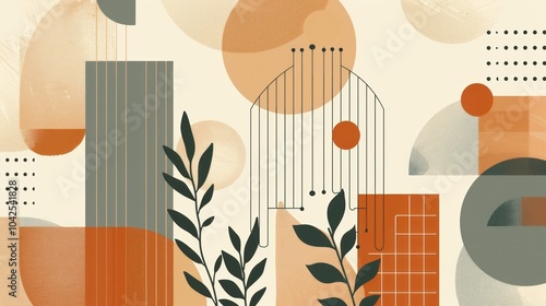 Abstract Geometric Design with Branches and Circles