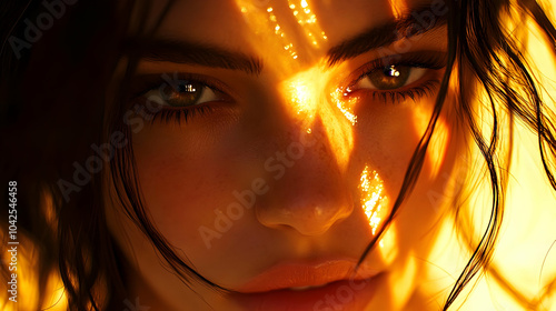 Close-up portrait of a pers...