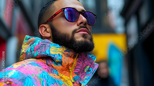 Stylish individual wearing ...