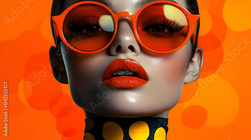 A stylish portrait of a mod...