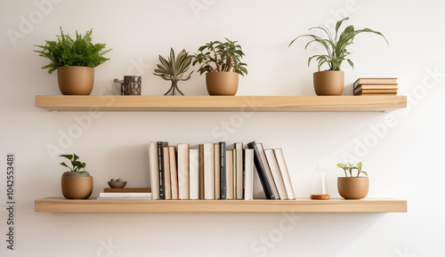 office with bookshelf, interior background, for Zoom calls