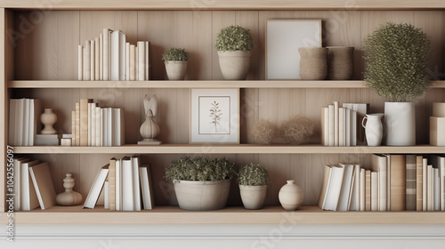 office with bookshelf, interior background, for Zoom calls