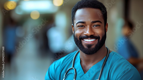 Smiling healthcare professi...