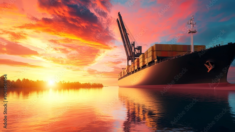 Efficient Loading of Large Cargo Ship with Automated Cranes: Advancements in Logistics and Transportation Management Efficient Loading of Large Cargo Ship with Automated Cranes: Advancements in Logistics and Transportation Management