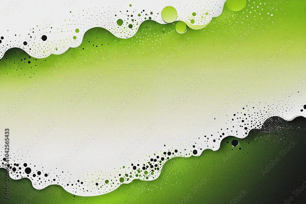 Obraz premium Green grainy gradient abstract background, noise texture effect, banner poster header design