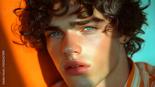 Close-up portrait of a youn...