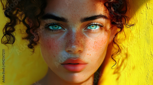 Close-up portrait of a youn...