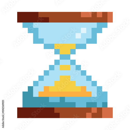 video game items pixelated hourglass