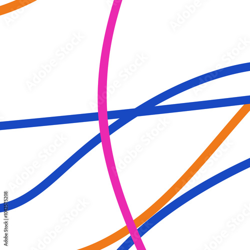 Abstract Colorful Line Design