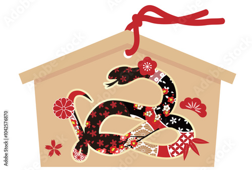 巳　年賀状　干支　アイコン