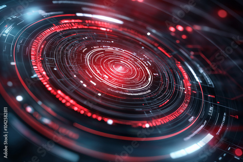 Wallpaper Mural Hypnotizing Spiral Vortex of Glowing Digital Energy and Techno Motion Torontodigital.ca